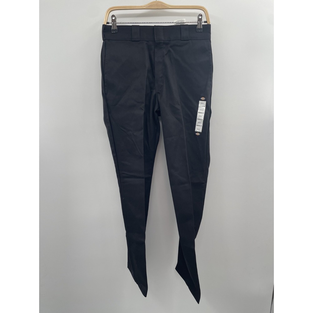 NWT Dickies 874 The Original Work Pant Men's 30X32‎ Black Zip Fly City Preppy